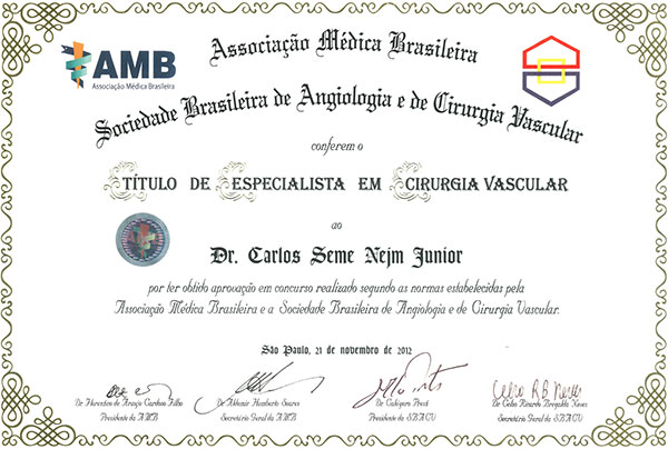 Dr. Carlos Nejm: Médico angiologista e cirurgião vascular em CURITIBA - Especialisrta em cirurgia vascular